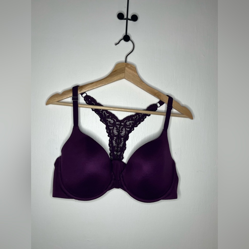 Victoria's Secret Deep Purple Lace Bra